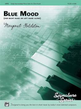 Paperback Blue Mood (for Right Hand or Left Hand Alone): Sheet Book