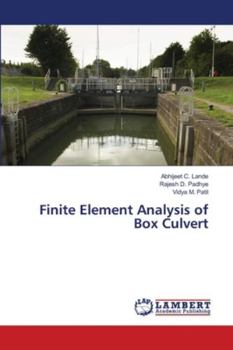 Paperback Finite Element Analysis of Box Culvert Book