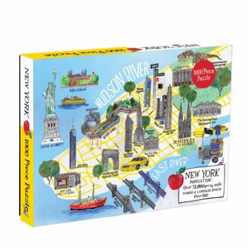 Misc. New York City Map 1000 Piece Puzzle Book