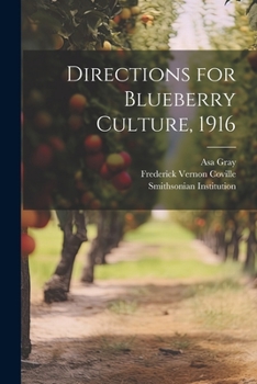 Paperback Directions for Blueberry Culture, 1916 Book