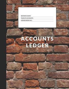 Accounts Ledger: Simple Accounts Ledger for Home or Business
