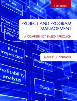 Project and Program Management: A Competency-Based Approach