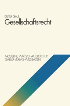 Paperback Gesellschaftsrecht [German] Book