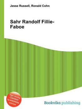 Paperback Sahr Randolf Fillie-Faboe Book