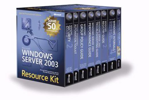 Paperback Microsoft Windows Server(TM) 2003 Resource Kit: Special Promotional Edition Book