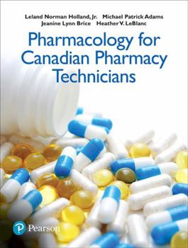 Paperback Pharmacology for Canadian Pharmacy Technicians Book