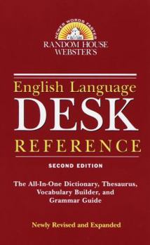 Paperback Random House Webster's English Language Desk Reference: Second Edition Book