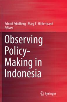 Paperback Observing Policy-Making in Indonesia Book