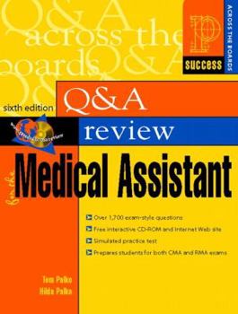 Paperback Prentice Hall Health Question and Answer Review for the Medical Assistant [With Cr-ROM] Book