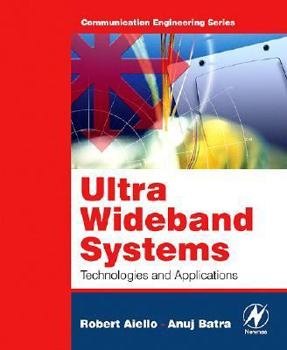 Paperback Ultra Wideband Systems: Technologies and Applications Book