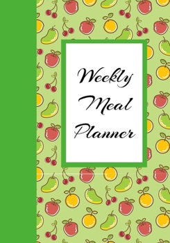 Paperback Weekly Meal Planner and Grocery List Book