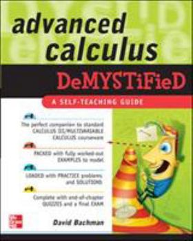 Paperback Advanced Calculus Demystified Book