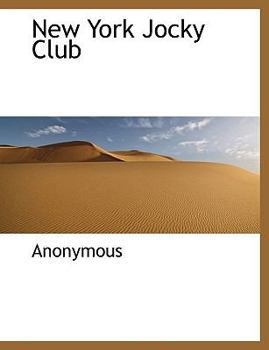 Paperback New York Jocky Club Book