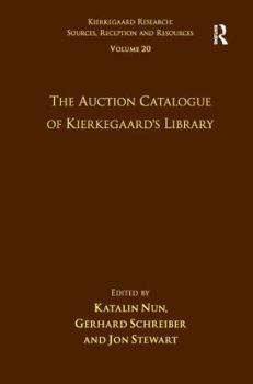 Hardcover Volume 20: The Auction Catalogue of Kierkegaard's Library Book