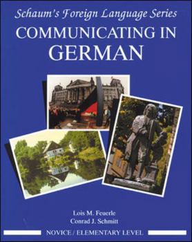 Paperback Communicating in German, (Novice Level) Book