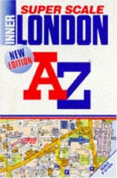 Paperback A-Z Super Scale Street Atlas of Inner London (London Street Atlases) Book