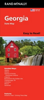 Loose Leaf Rand McNally Easy to Read: Georgia State Map Book