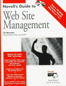 Paperback Novell's Guide to Web Site Management (Smart Books) Book