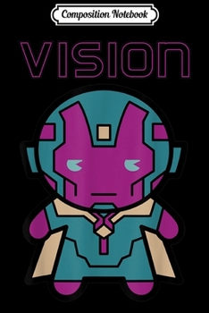 Composition Notebook: Marvel Vision Kawaii Cute Profile Avenger Graphic  Journal/Notebook Blank Lined Ruled 6x9 100 Pages