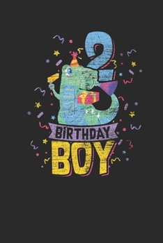 Paperback Birthday Boy 2: Dotted Bullet Notebook (6" x 9" - 120 pages) Birthday Themed Notebook for Daily Journal, Diary, and Gift Book