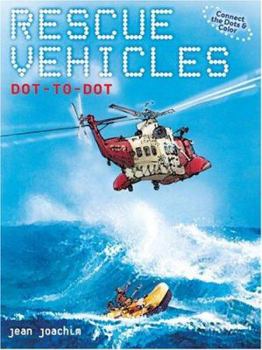 Paperback Rescue Vehicles Dot-To-Dot Book