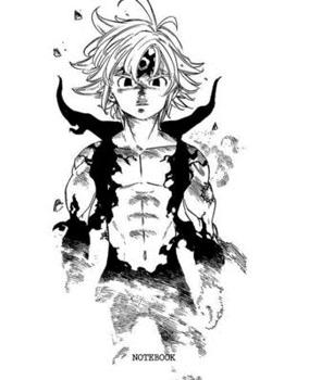 Notebook: Anime Seven Deadly Sins Soft Glossy Cover College Ruled Lined Pages Book 7.5 x 9.25 Inches 110 Pages