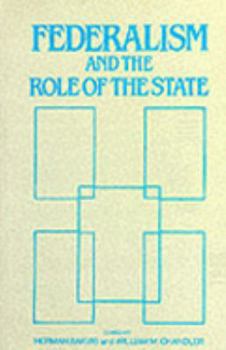 Hardcover Federalism and the Role of the State Book