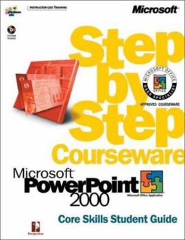 Paperback Microsoft PowerPoint 2000 Step by Step Courseware Core Skills Class Pack (Step by Step Courseware. Core Skills Student Guide) Book