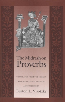 Hardcover The Midrash on Proverbs Book
