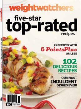 Paperback Weight Watchers Five-star Top-rated Recipes Summer Book