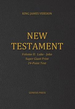 Paperback New Testament, Super Giant Print, Volume II [Large Print] Book