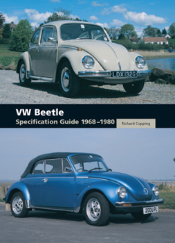 Hardcover VW Beetle Specification Guide 1968-1980 Book