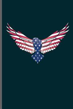 Paperback Flying Eagle Liberty: American Flag USA Independence Day notebooks gift (6x9) Dot Grid notebook to write in Book