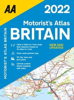 Spiral-bound Motorists Atlas Britain Sp 2022 Book
