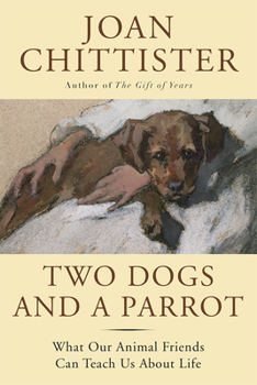 Hardcover Two Dogs and a Parrot: What Our Animal Friends Can Teach Us about Life Book
