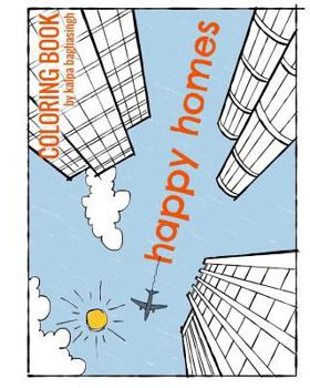 Paperback Happy Homes: Coloring Book for Kids Book