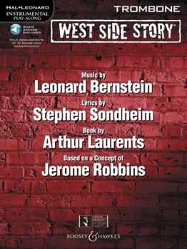 Paperback West Side Story - Instrumental Play-Along for Trombone (Book/Online Audio) [With CD (Audio)] Book