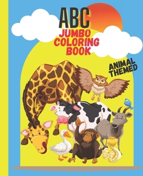 Paperback ABC Coloring Book: Animal Themed Book