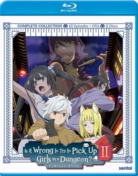 Blu-ray Is It Wrong To Pick Up Girls In A Dungeon? 2 Book