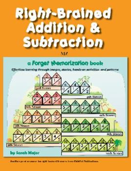 Paperback Right-Brained Addition & Subtraction Book