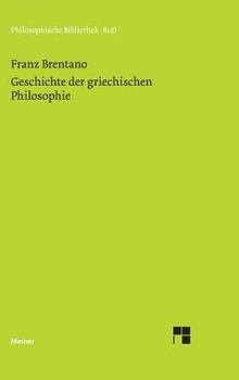 Hardcover Geschichte der griechischen Philosophie [German] Book