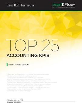 Paperback Top 25 Accounting KPis: 2016 Extended Edition Book