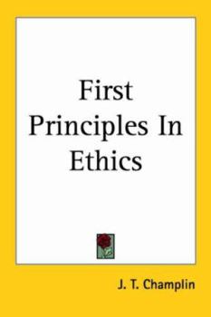 Paperback First Principles In Ethics Book