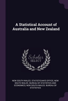 Paperback A Statistical Account of Australia and New Zealand Book