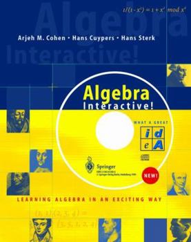 Hardcover Algebra Interactive!: Learning Algebra in an Exciting Way [With CDROM and CD] Book