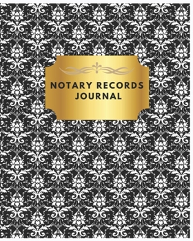 Paperback Notary Records Journal: Vintage Black Public Notary: Notary Journal: Notary Records Journal: Official Notary Journal - Public Notary Records B Book