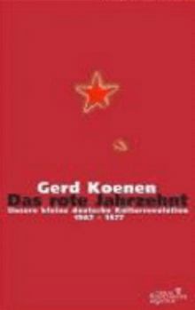 Hardcover Das rote Jahrzehnt: Unsere kleine deutsche Kulturrevolution, 1967-1977 (German Edition) [German] Book