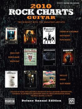 Paperback Rock Charts Guitar 2010: The Biggest Hits -- The Greatest Artists Book