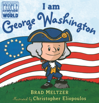 Library Binding I Am George Washington Book