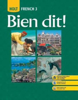 Hardcover Bien Dit!: Student Edition Level 3 2008 Book